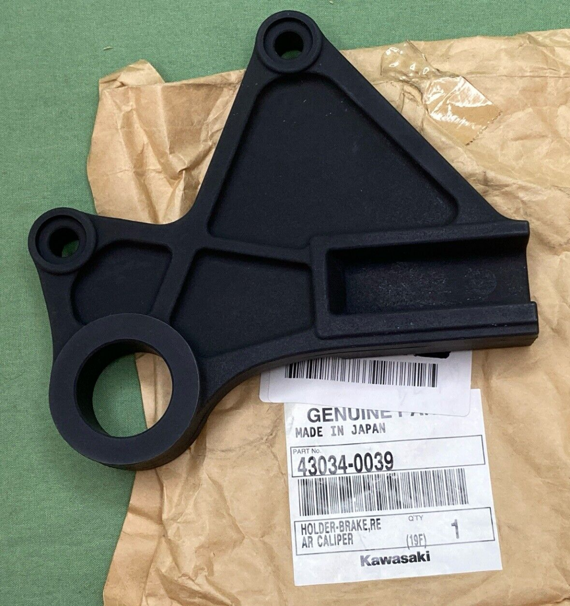 NEW GENUINE KAWASAKI 43034-0039 Holder - Brake, Rear Caliper