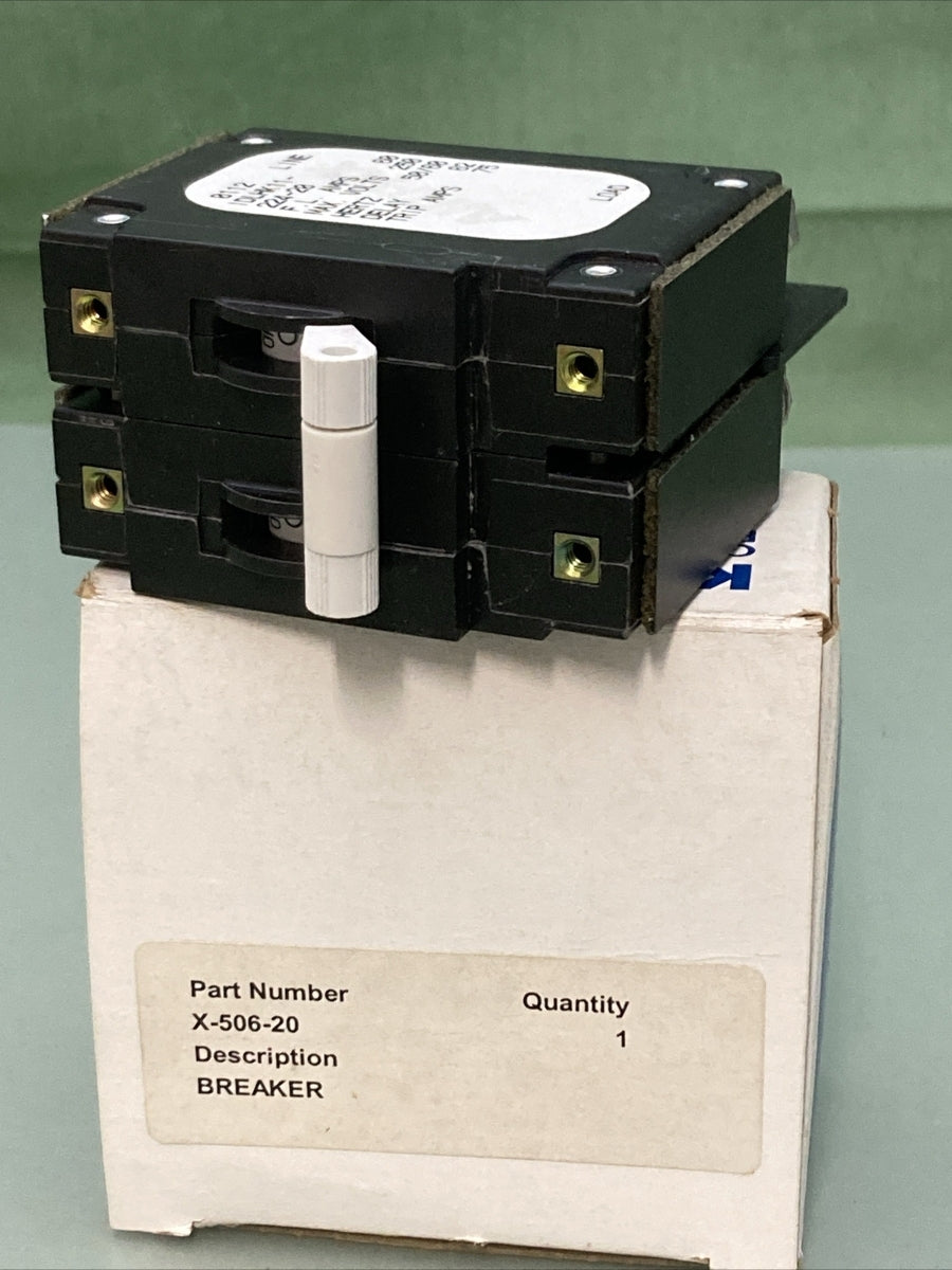 NEW GENUINE KOHLER X-506-20  CIRCUIT BREAKER - 60 A - 250 V - 2 POLE