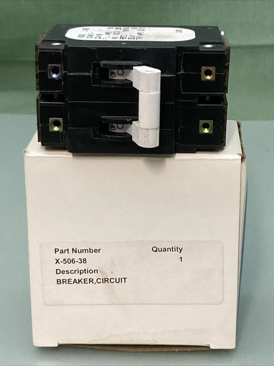 NEW GENUINE KOHLER X-506-38 CIRCUIT BREAKER - 50 A - 250 V - 2 POLE