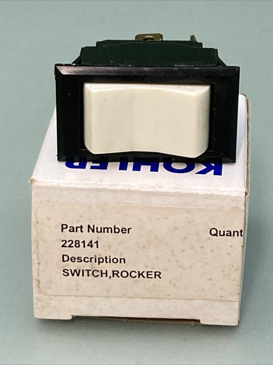 NEW GENUINE KOHLER 228141 SWITCH - ROCKER - 2 POLE