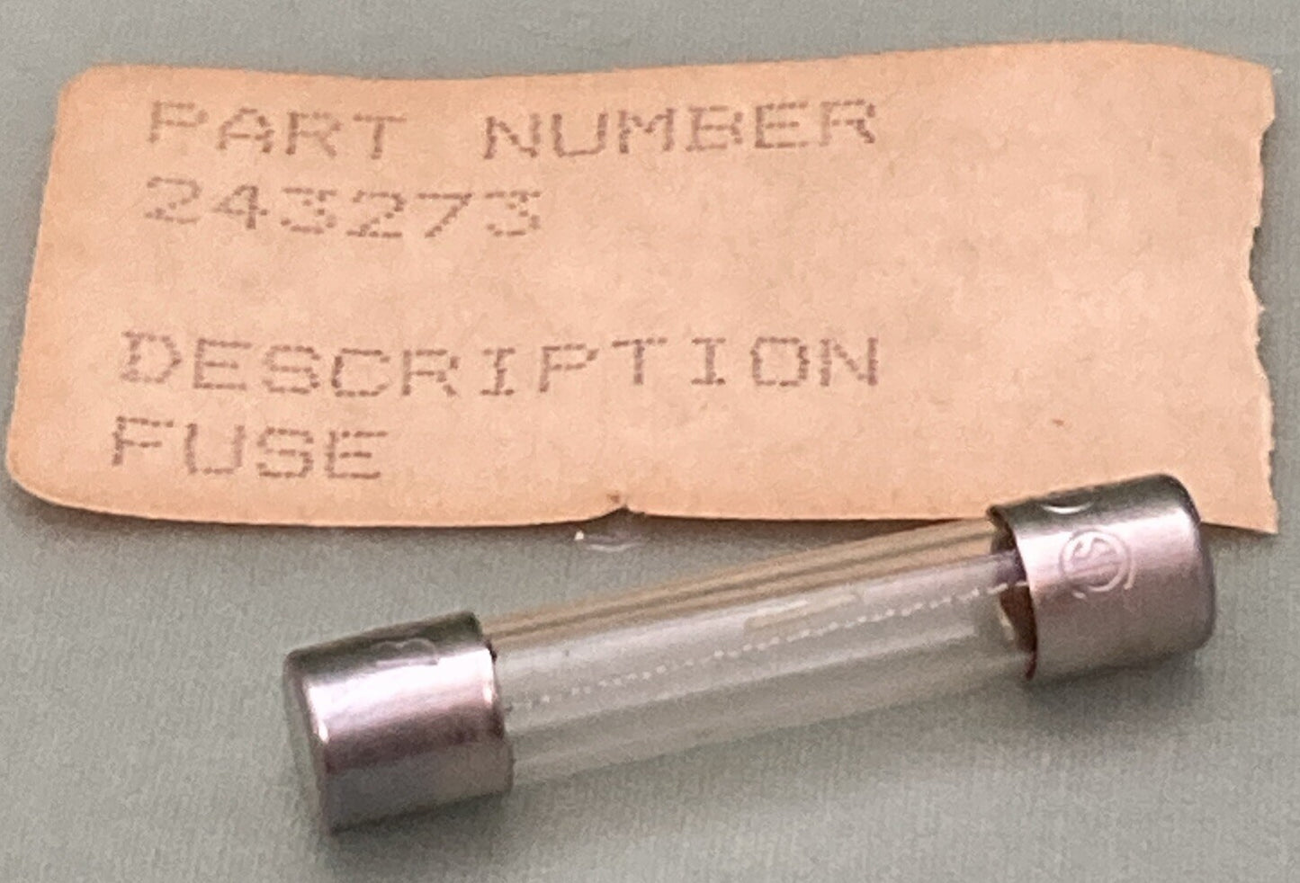 NEW REPLACES KOHLER 243273 FUSE - 3A - 250V - .25 X 1.25 - FAST ACTING
