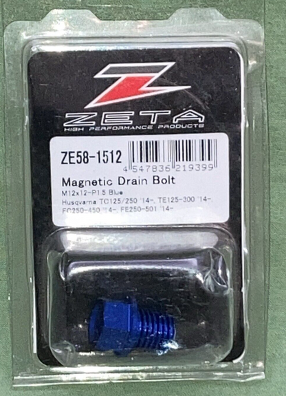 NEW ZETA ZE58-1512 MAGNETIC 12X12 DRAIN BOLT