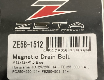 NEW ZETA ZE58-1512 MAGNETIC 12X12 DRAIN BOLT