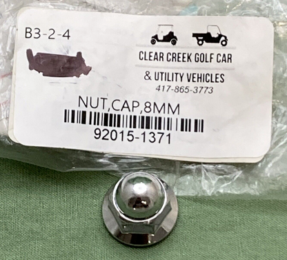NEW REPLACES KAWASAKI 92015-1371 Nut, Cap, 8MM