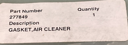 NEW REPLACES KOHLER 277849 GASKET - AIR CLEANER