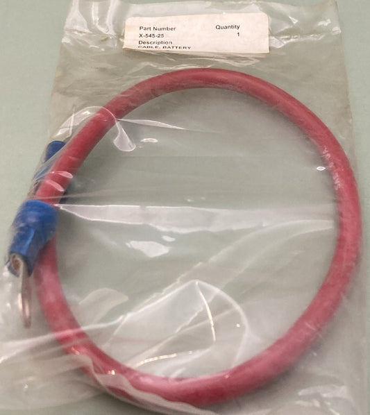 NEW REPLACES KOHLER X-545-25 CABLE - BATTERY (NO.6 X 18") RED+