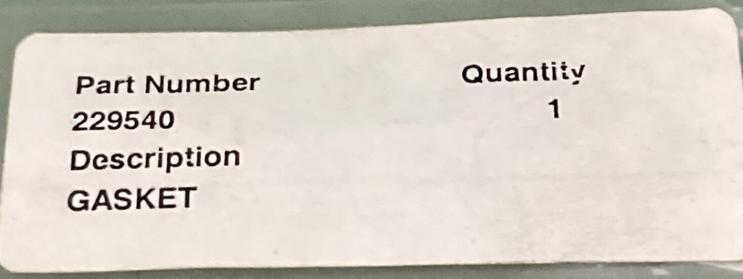 NEW REPLACES KOHLER 229540 GASKET