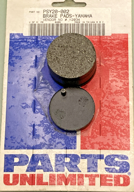 NEW PARTS UNLIMITED PSY20-002 BRAKE PADS YAMAHA