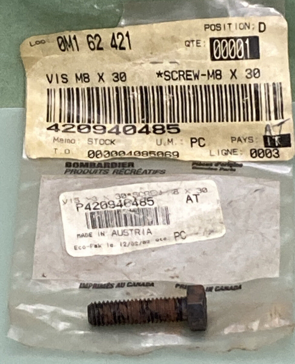 NEW GENUINE BOMBARDIER 420940485 SCREW M8 X 30 CAN-AM