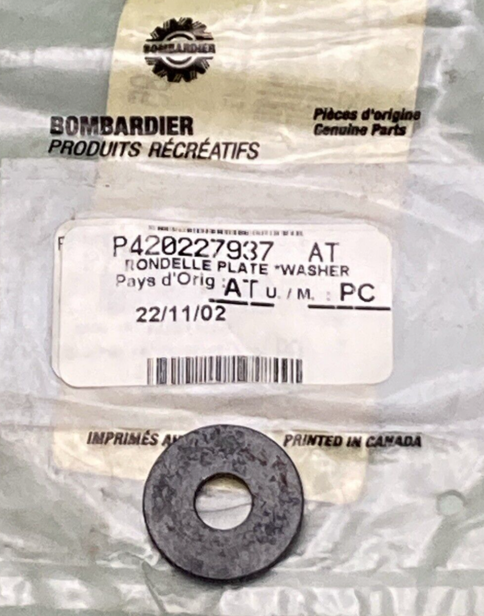 NEW GENUINE BOMBARDIER 420227937 PLATE WASHER CAN-AM