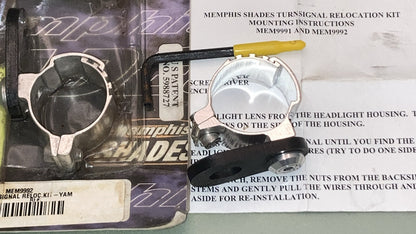 NEW MEMPHIS SHADES MEM9992 TURN SIGNAL RELOCATION KIT YAMAHA