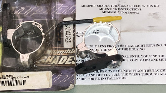 NEW MEMPHIS SHADES MEM9992 TURN SIGNAL RELOCATION KIT YAMAHA