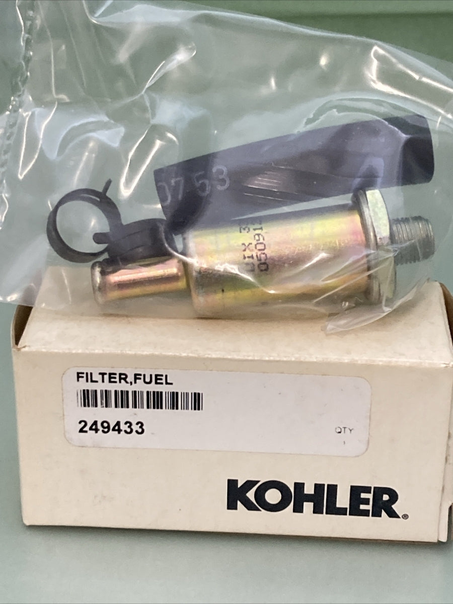 NEW GENUINE KOHLER 249433 FILTER - FUEL - .31 IN. NPT