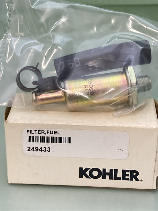 NEW GENUINE KOHLER 249433 FILTER - FUEL - .31 IN. NPT