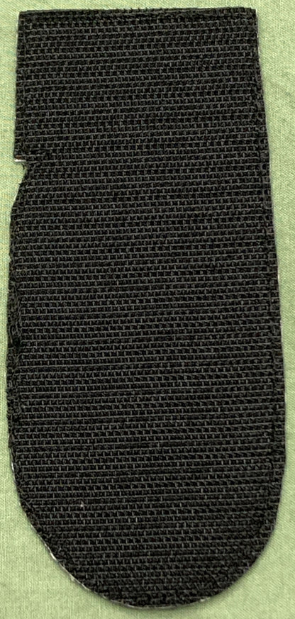 NEW AMERICAN KARGO 3550-0232 EMBROIDERED HOOK-VEL PATCH 5.25" #5 ORANGE, BLACK