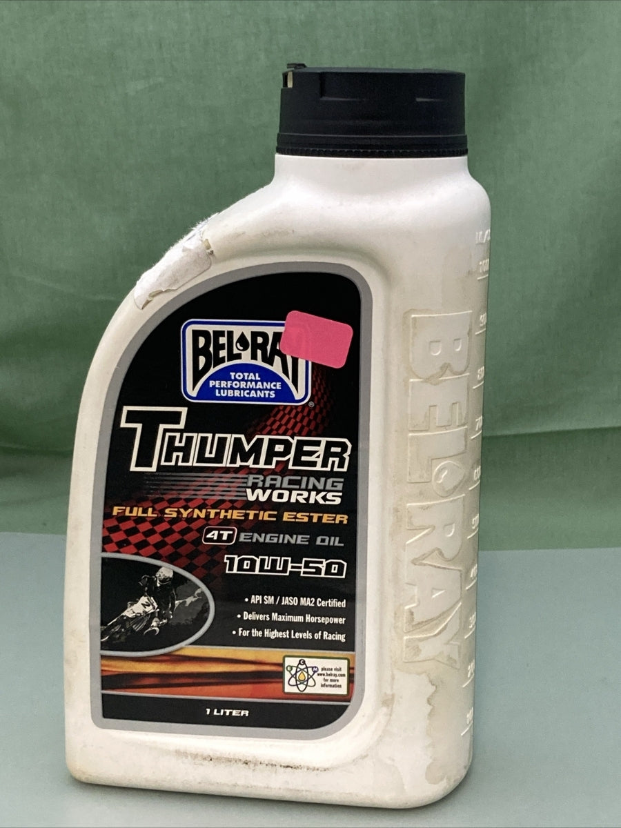 NEW GENUINE BEL RAY THUMPER FULL SYNTHETIC 4T 10W-50 MOTOR OIL