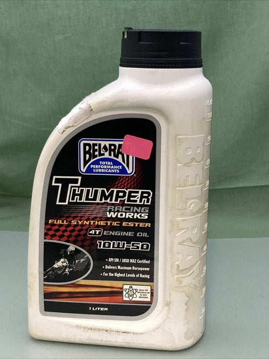 NEW GENUINE BEL RAY THUMPER FULL SYNTHETIC 4T 10W-50 MOTOR OIL