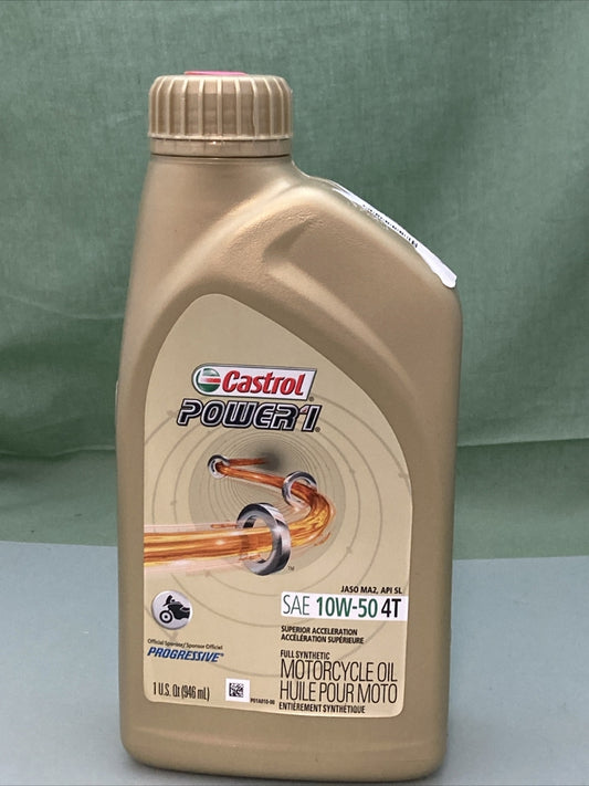 NEW GENUINE CASTROL POWER 1 P01A011-00 SAE 10W-50 4T