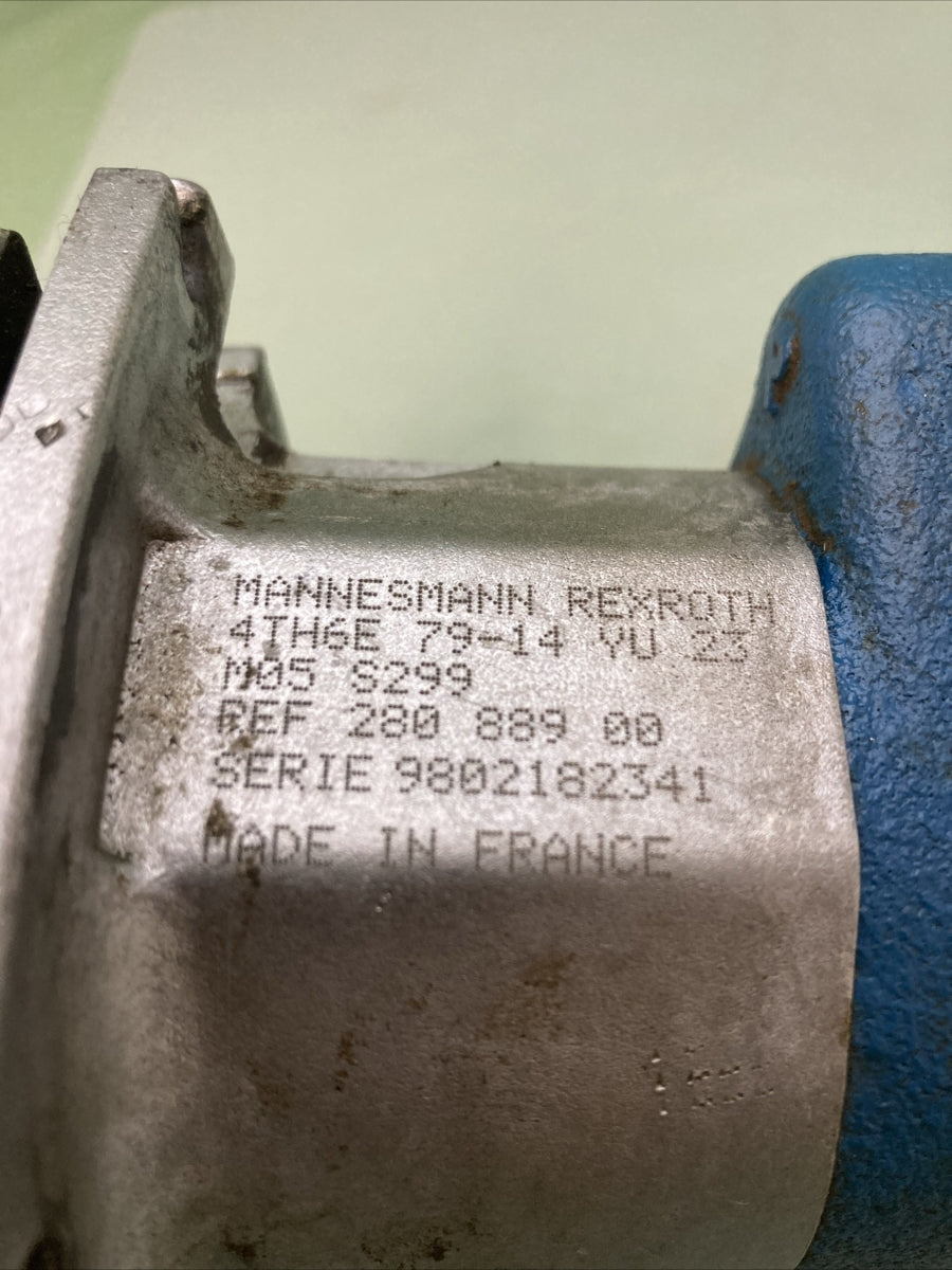 MANNESMANN REXROTH 4TH6E79-14 YU23M05S299 HYDRAULIC PILOT CONTROL UNIT BASE