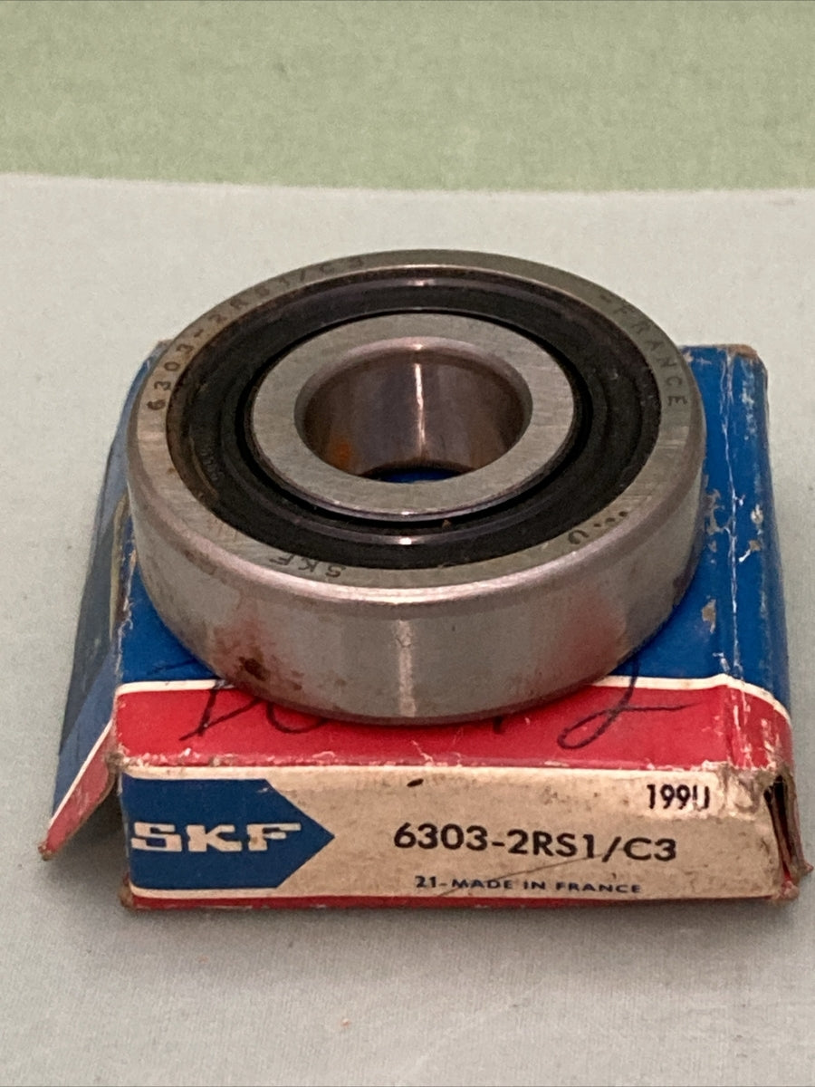 NEW GENUINE SKF BG142 6303-2RS1/C3 Rubber Shield Ball Bearing