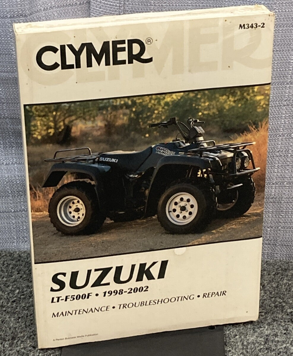 NEW GENUINE CLYMER M343-2 SUZUKI LT-F500F MANUAL 98-02