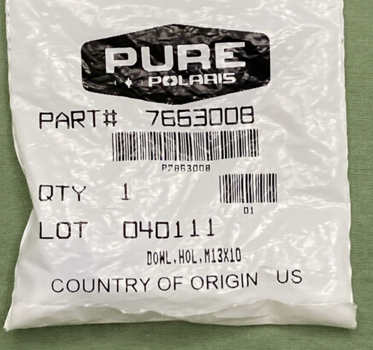 NEW GENUINE POLARIS 7663008 Victory DOWL,HOL,M13X10