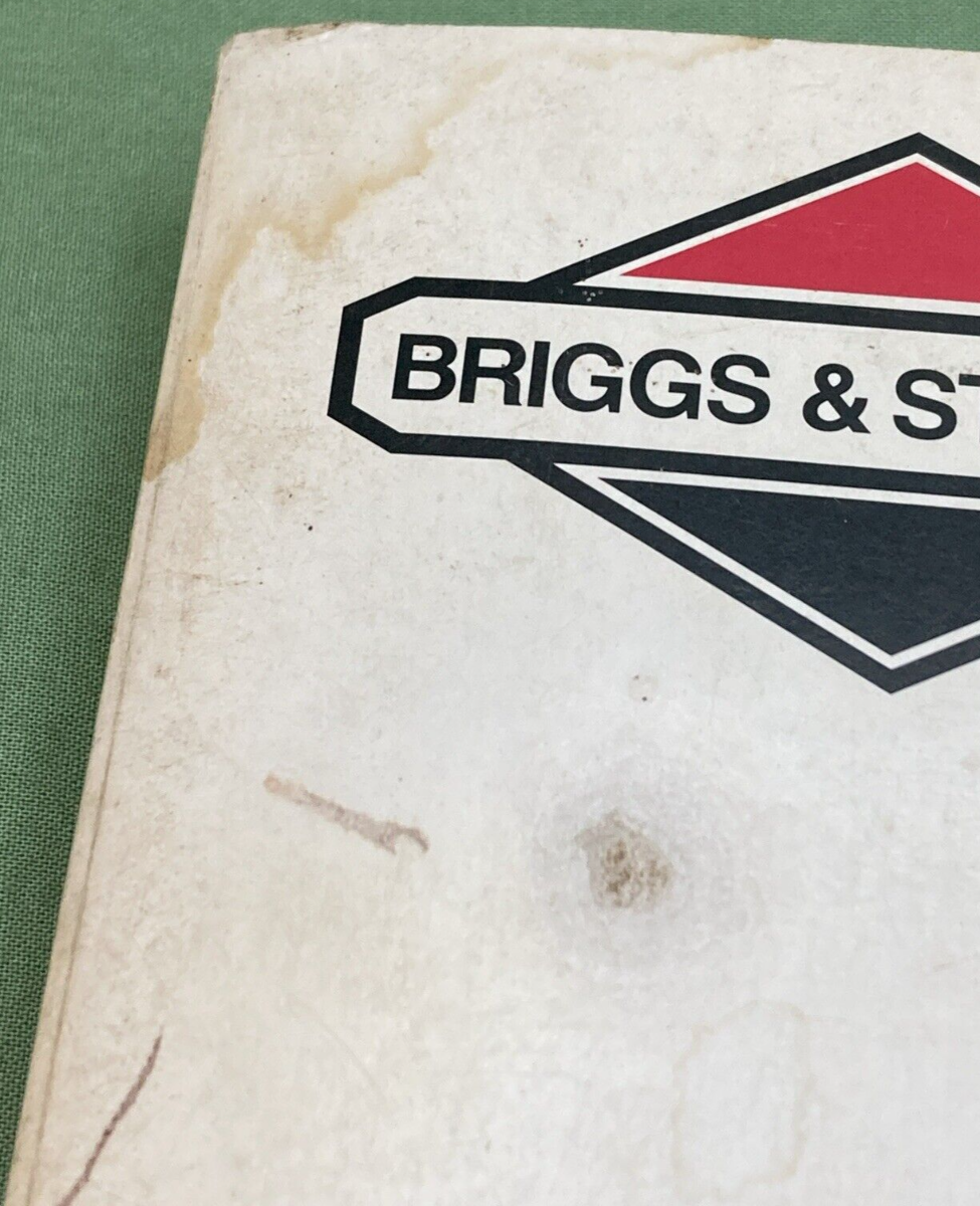 GENUINE BRIGGS & STRATTON 270962-12/97 SINGLE CYLINDER 4 CYCLE ENG REPAIR MANUAL