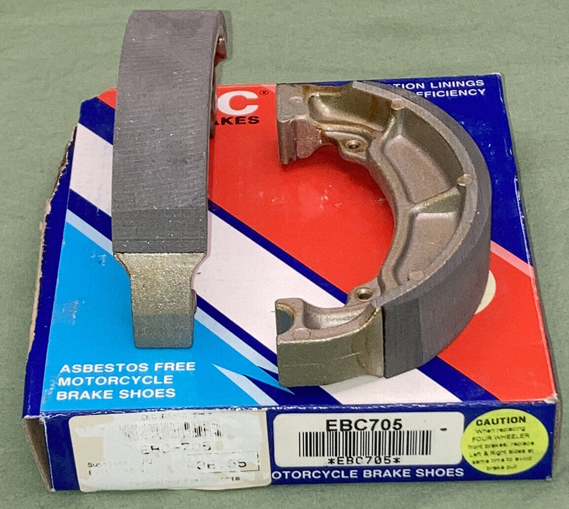 NEW EBC 705 BRAKE SHOES WITH SPRING SET MOTORCYCLE