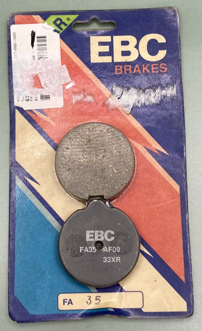 NEW EBC BRAKES FA35 ORGANIC MOTORCYCLE BRAKE PAD