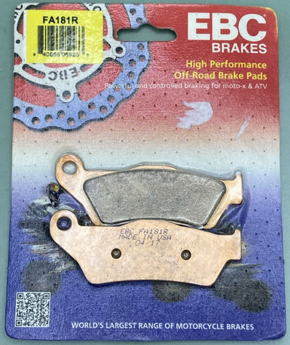 NEW EBC BRAKES FA181R BRAKE PADS HIGH PERFORMANCE OFFROAD