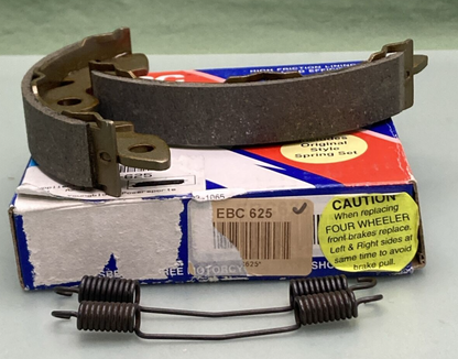 NEW EBC 625 Brake Shoe Kit HIGH FRICTION ATV