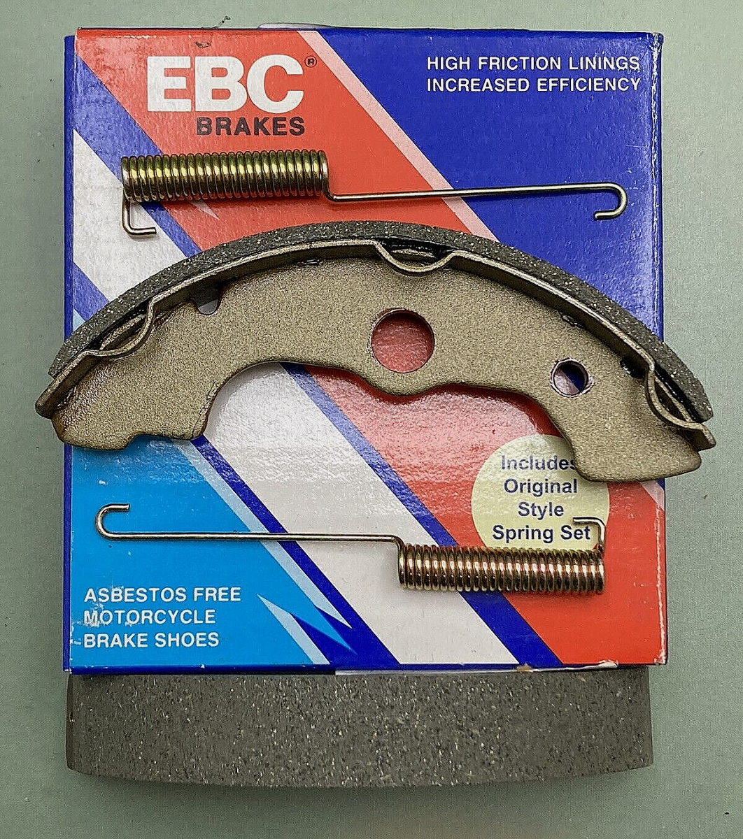 NEW EBC EBC347 BRAKE SHOES HIGHT FRICTION WITH SPRING SET MOTORCYCLE