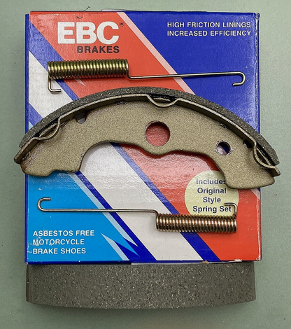 NEW EBC EBC347 BRAKE SHOES HIGHT FRICTION WITH SPRING SET MOTORCYCLE