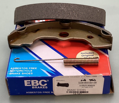 NEW EBC EBC347 BRAKE SHOES HIGHT FRICTION WITH SPRING SET MOTORCYCLE
