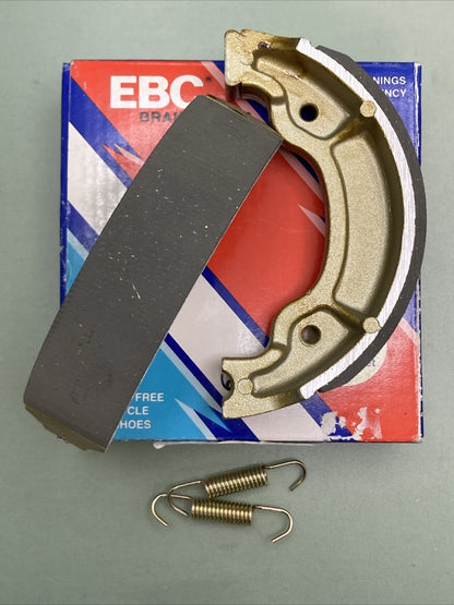 NEW EBC EBC527 BRAKE SHOES HIGH FRICTION LINING WITH SPRING SET