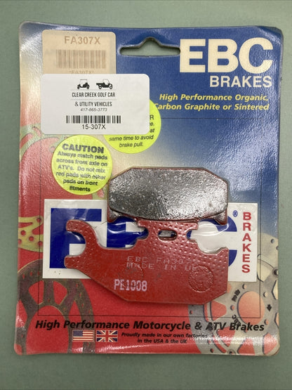 NEW EBC BRAKES FA307X Brake Pads HIGH PERFORMANCE X-Series MOTORCYCLE & ATV
