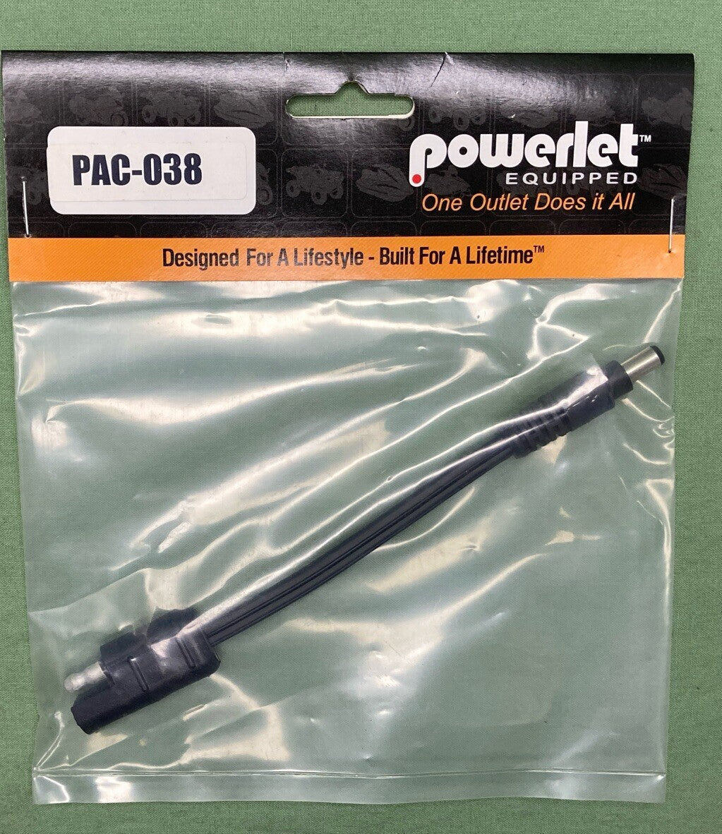 NEW Powerlet PAC-038 COAX MALE TO SAE CABLE