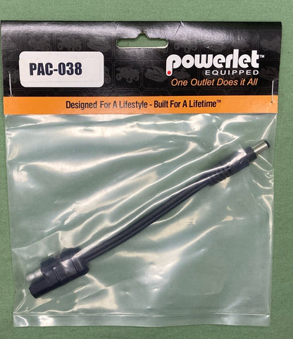 NEW Powerlet PAC-038 COAX MALE TO SAE CABLE