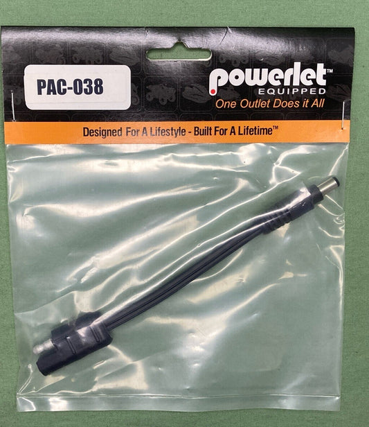 NEW Powerlet PAC-038 COAX MALE TO SAE CABLE