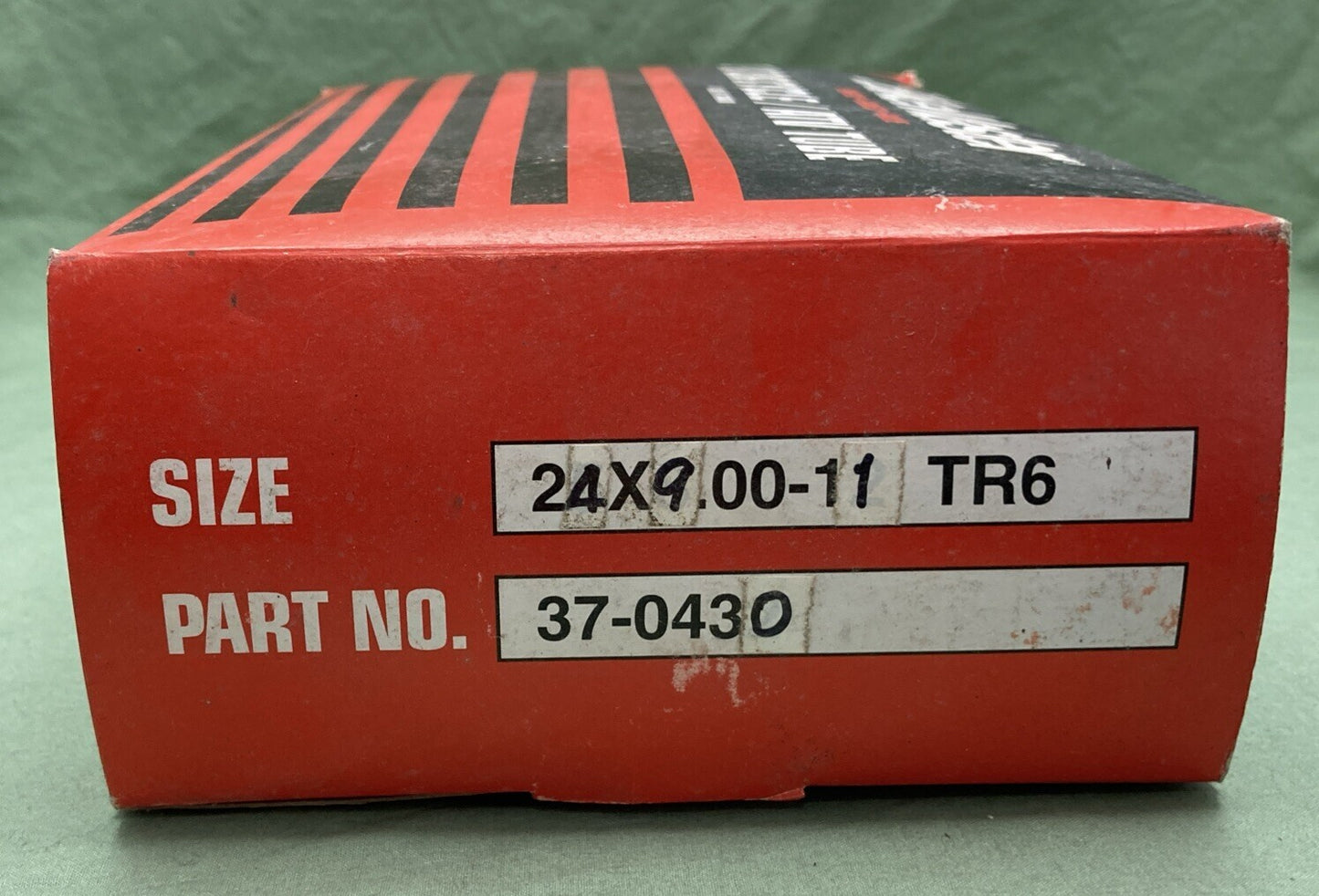 NEW BIKEMASTER 37-0430 MOTORCYCLE/ATV TUBE 24X9.00-11 VALVE STEM TYPE TR6