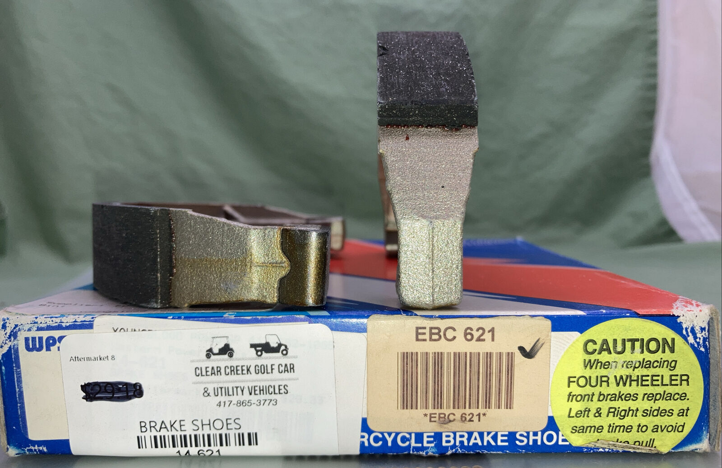 NEW EBC BRAKES 621 BRAKE SHOES WITH SPRING SET