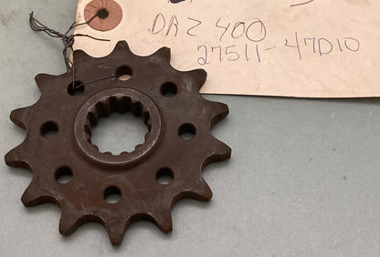 NEW REPLACES SUZUKI 27511-47D10 ENGINE SPROCKET, 14T FITS DR-Z400,DR-Z400E