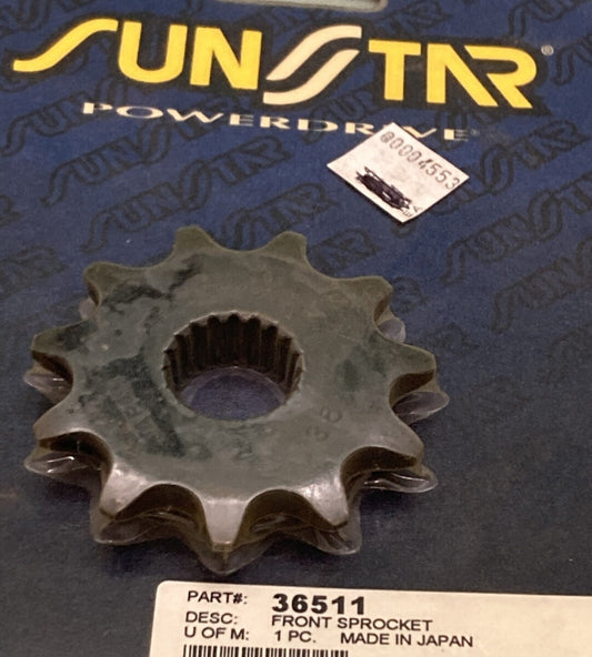 NEW GENUINE SUNSTAR 36511 FRONT SPROCKET, 11T FITS POLARIS