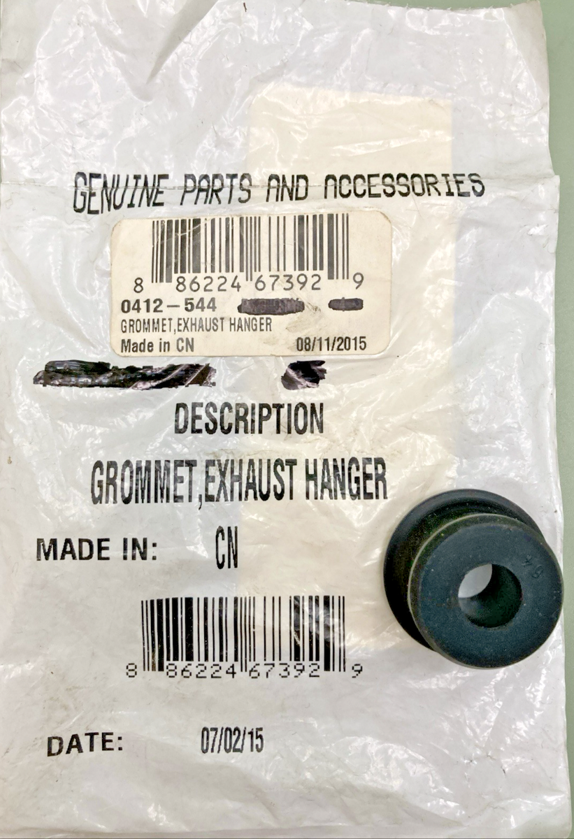 NEW REPLACES ARCTIC CAT 0412-544 Grommet, Exhaust Hanger