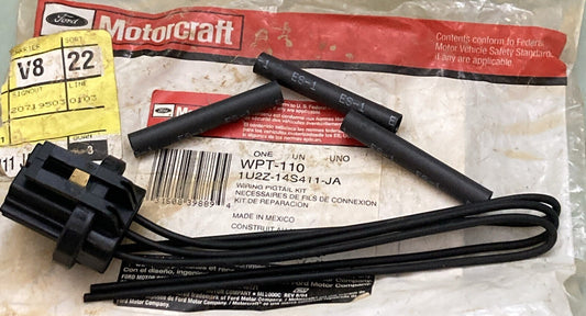 NEW GENUINE FORD MOTORCRAFT WPT-110 1U2Z-14S411-JA WIRING PIGTAIL KIT