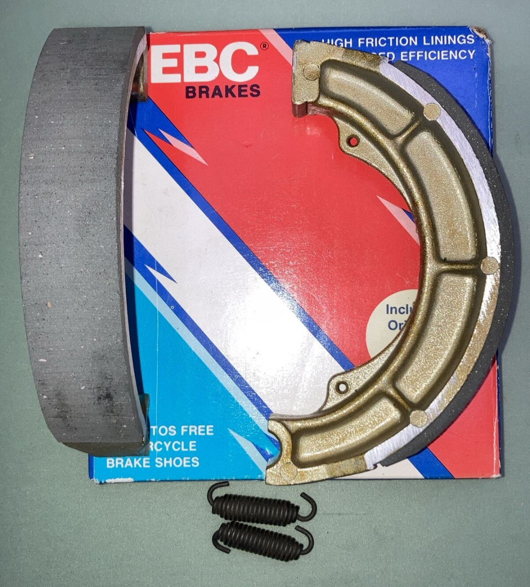 NEW EBC EBC629 BRAKE SHOES WITH SPRING SET