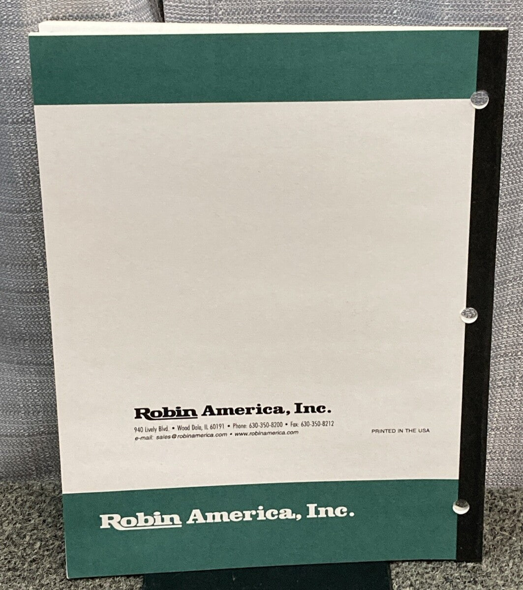 NEW GENUINE SUBARU ROBIN PUB-GS1187 GENERATOR SERVICE MANUAL RGD5000