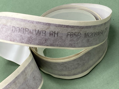 NEW GENUINE FORD F65Z-8320000-AAG STRIPE TAPE TYPE 5, LARIAT, RIGHT LOWER FLARE