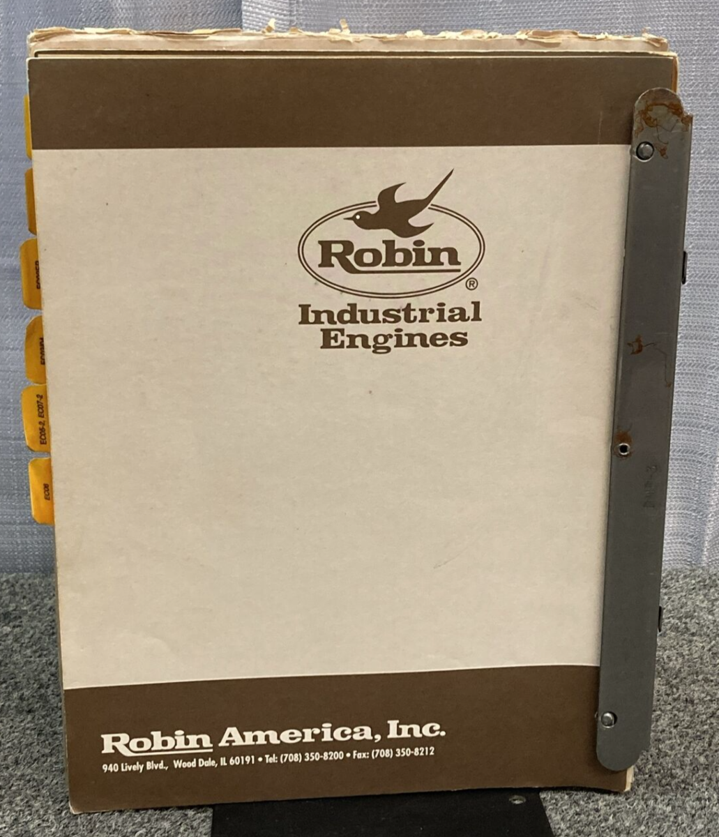 QTY 21 GENUINE ROBIN INDUSTRIAL ENGINES PARTS MANUALS
