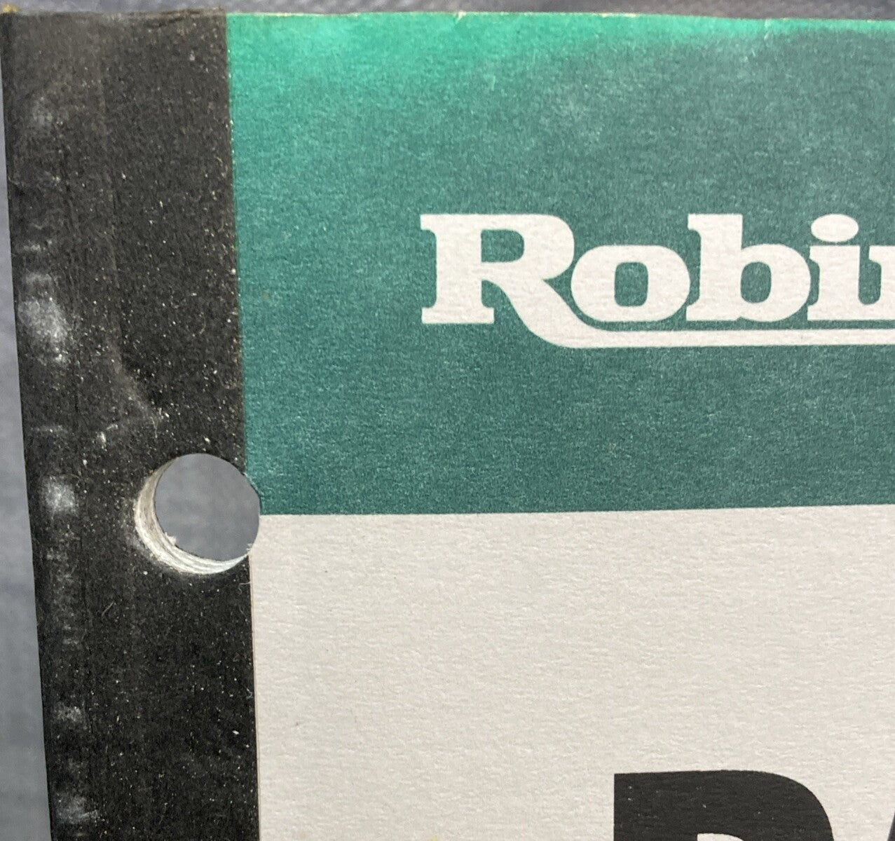 NEW GENUINE SUBARU ROBIN PUB-GP0275 PARTS MANUAL FOR R600 GENERATOR